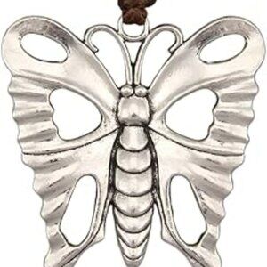 Boho Chunky Necklace Pendant Necklace Statement Western Choker Butterfly Fashion